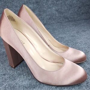 Nine West Mauve Block Heel Pumps